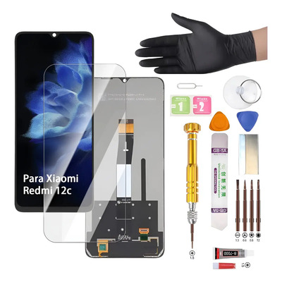 Pantalla táctil LCD UAKLYB, compatible con Xiaomi Redmi 12c\u002FPoco C55 22120rn86g, 22120rn86i. | Meses sin interés