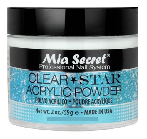 Acrilico Clear Star (59gr) Mia Secret Polimero Esculpidas