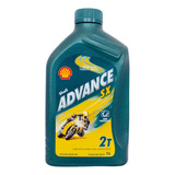 Aceite Shell Advance  Sx 2t X 1lt 