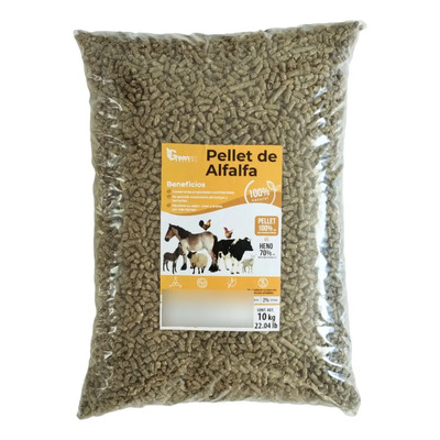 Pellet De Alfalfa Para Ganado 10kg Greenpet Pellets Alimento | Meses sin interés