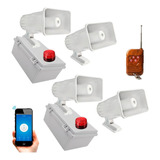 2 Alarmas Vecinales Doble Sirena 10 Controles Rf Y Wifi App