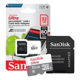 Memoria Sd Sandisk Ultra 32 Gb 80 Mbps Clase 10