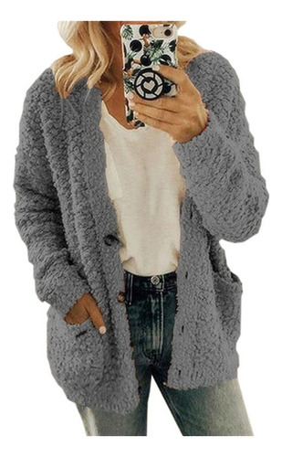 Lazhu Coat Teddy Bear Chaqueta De Moda Femenina Tallas