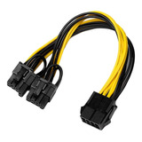 Cabo Y Pci Express Splitter 8 Pinos Robusto Mineração