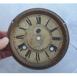 Antiguo Cuadrante De Reloj Ansonia De 16,3cm Diam. - U.s.a.