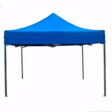 Toldo Plegable  2x2 Azul Uv  Plasticosmorija