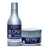 Kit Shampoo+mascara Blond Matizador Loiro Feel Happy