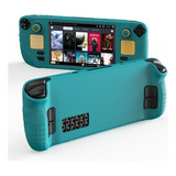 Iine Funda Protectora Para Steam Deck Case Silicona Verde