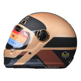 Casco Integral Mt Jarama 68th C9 - Dorado Mate