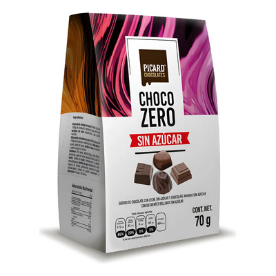 Pirámide Chocolate Sin Azúcar Chocozero 70 Gr Picard | MercadoLibre