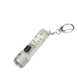 Mini Llavero Antorcha Con Hebilla Usb Recargable Edc Lintern