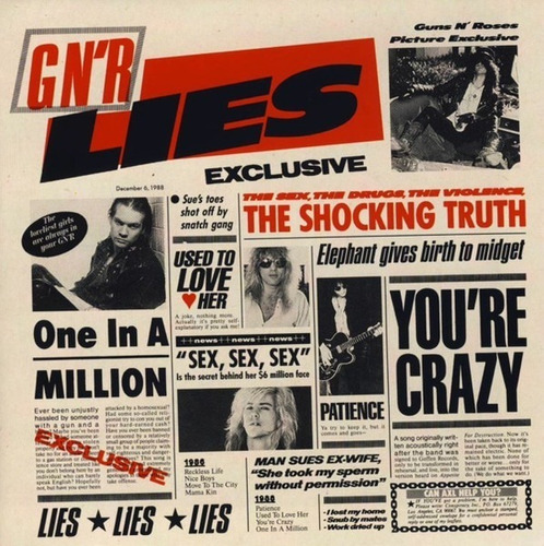 Guns N Roses: Lies Cd Import Nuevo Reedicion
