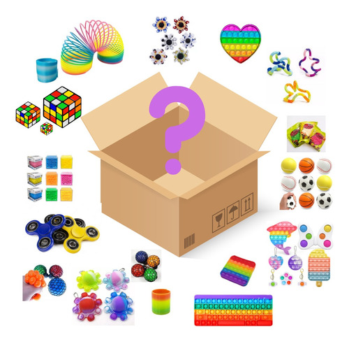 Caja Misteriosa Sorpresa Económica Anti Estrés Fidget Toys