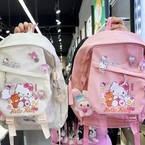 Mochila Escolar Juvenil Hello Kitty Sanrio