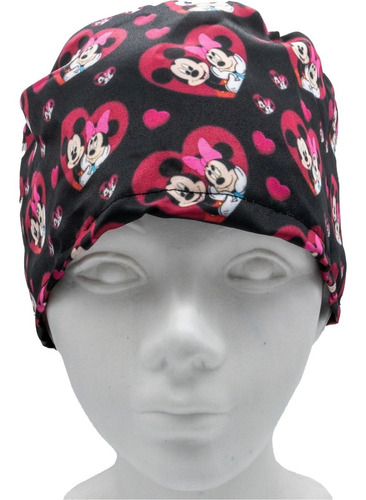 Gorro Médico Quirúrgico De Tela Antifluido - Mickey Y Minnie