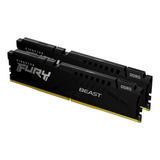 Memoria Kingston Fury Beast 32gb (2x16gb) 5200mt/s Ddr5 Cl40