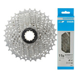 Pacha Cassette Gw 11v 11-32 + Cadenilla Shimano Hg601 Ruta