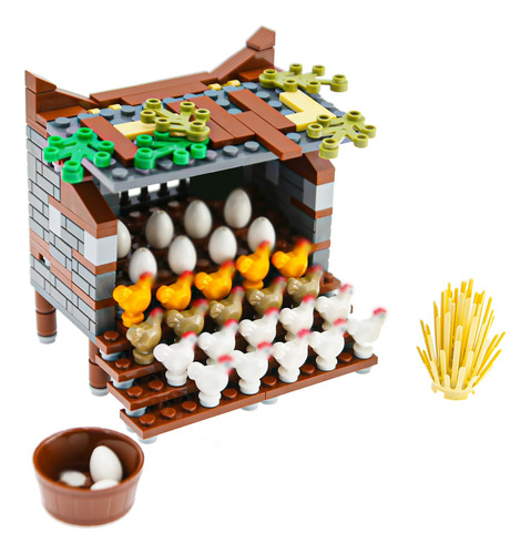 Brickbounty Chicken-coop - Juego De Accesorios Para Gallinas