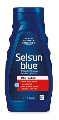 Shampoo Selsunblue Medicated Max Strength Dandruff Importado