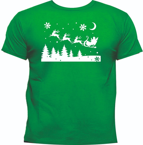 Camisetas Navideñas Navidad Trineo