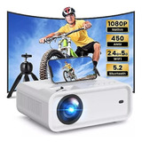  Proyector Portatil Wifi 9000 Lumens + Soporte Y Telon