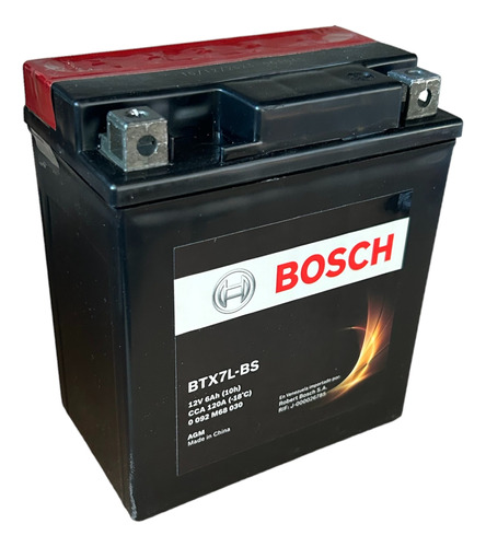 Batería Bosch (ytx7l)  Fz25 / R3 / R3a Honda Cb190r - Cbr250