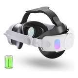 Vr Head Strap With 6000mah Battery Pack For Meta Quest 3 Vr 
