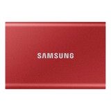 Disco Duro Móvil Sólido Para Samsung T7 Speed Sequential Red