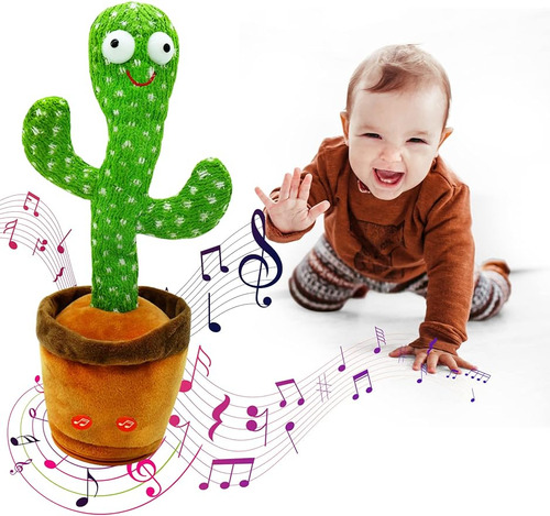 Juguete De Peluche Bailando Con Cactus Que Habla Y Canta