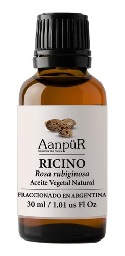 Aceite De Ricino 100% Puro Crecimiento De La Barba 30 Ml