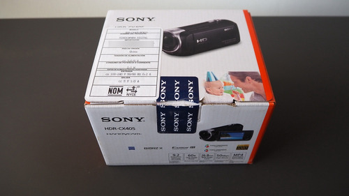 Handycam® Con Sensor Exmor R® Cmos Sony Hdr-cx405