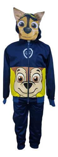 Disfraz Pants Chase Paw Patrol Gorro Niño Fiesta Cumpleaños Estampado