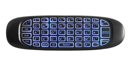 Teclado Control Remoto Tv Mouse Retroiluminado Rgb 9104