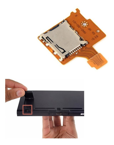 Leitor Sd Card Slot Para Cartão Micro Sd Nintendo Switch