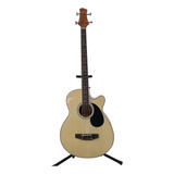 Bajo Electroacustico 4 Cuerdas Funda Danwood Madera Caoba