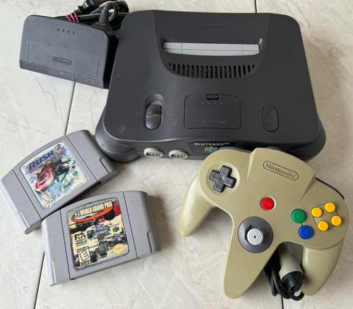 Consola Nintendo 64 Con Juegos! 