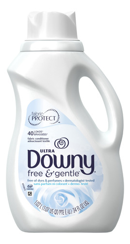 Downy Acondicionador De Tela Ultra Liquido, Libre Y Suave, 3