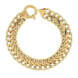 Pulseira Lacraia 11mm Largura Ouro 18k 18cm 11 Gramas !