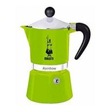 Bialetti 4972 Arco Iris Cafetera De Espresso, Verde