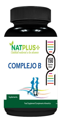 Complejo B + B12 + Biotina 150 Cáps. Softgel (blandas) 500mg