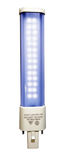 Lampara Led Secado Cabina De Uñas Uv 5w 220w Zocalo G23