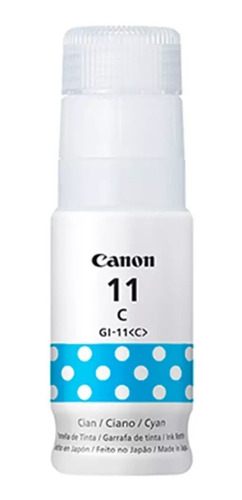 Tinta Canon Gi-11 Cian | Pixma G2160 | Pixma G3160
