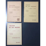 Lote 3 Solfeo De Los Solfeos Vol 1-2-3 A  Ricordi 1967