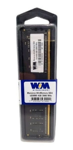 Memória Winmemory Desktop 4gb Ddr4 2666mhz