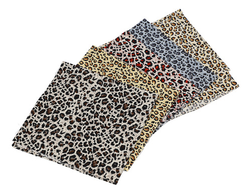 Hoja De Coser Estampada De Tela Acolchada De Leopardo, 5 Pie