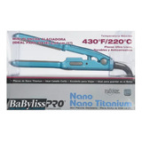 Alaciadora Cabello Mini Babyliss Nano Titanium Dual Voltaje 