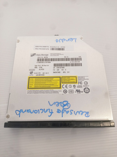 Unidad Dvd Para Laptop Lenovo Thinkpad E520 N/p 0a66772