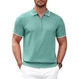 Coofandy Polo Con Cremallera Para Hombre Camisetas Tipo Polo