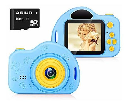 Asiur Kids Camera, Fhd Kids Video Gift Camera Cámara Para Ni