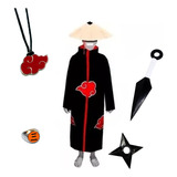 Cosplay Animes Manto Akatsuki Hidan Anel + Colar Hidan A50